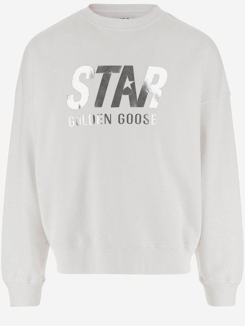 Golden Goose Cotton Crewneck Sweatshirt Color White - GUP01992P00180210100