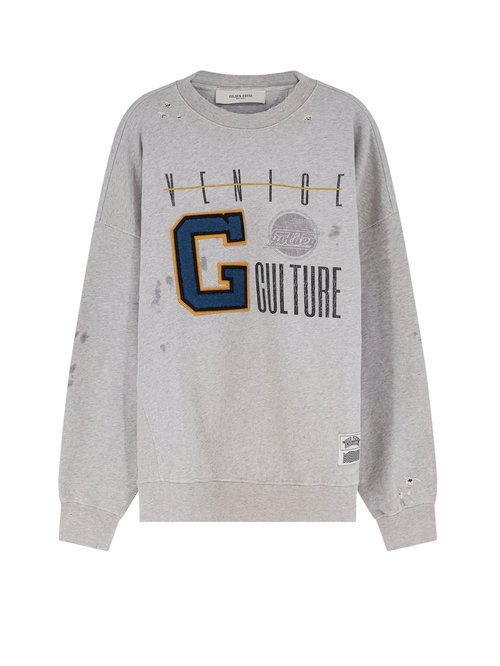 Golden Goose Crewneck With Print - GUP02175P002409_60513