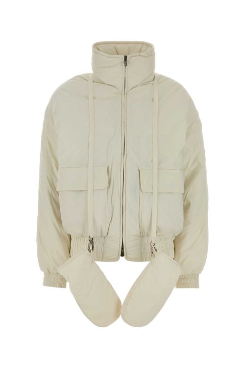 Golden Goose Ivory Nylon Padded Jacket - GWP02342P00209620102