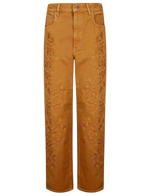 Golden Goose Journey Ws Pant Kim Long Leg Garment Dyed Embroid - GWP00844P00207755215