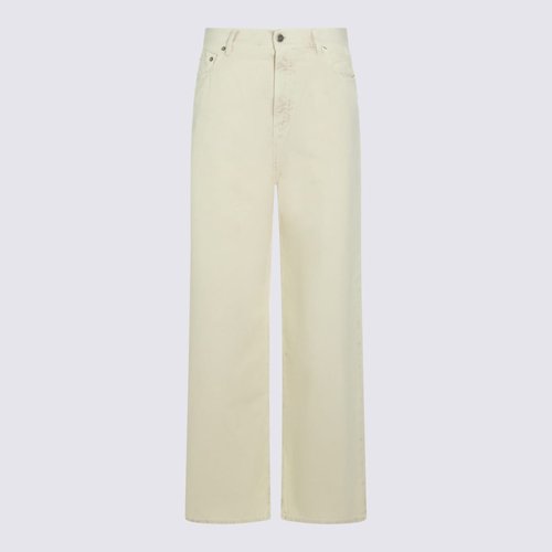Golden Goose Light Yellow Cotton Denim Jeans - GWP02079P00235120100