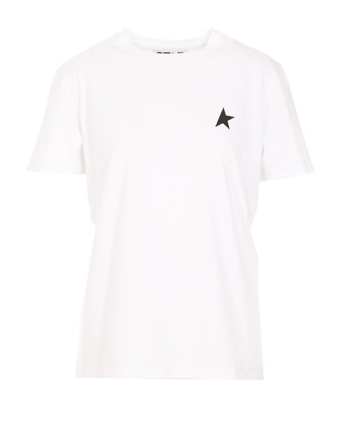 Golden Goose Star T-Shirt - Optic White/Black - GWP01220P000593_10364