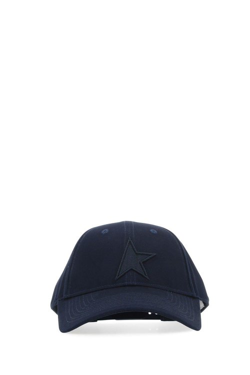 Golden Goose Navy Blue Cotton Baseball Cap - GUP01038 P000597 50486