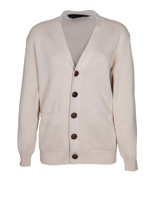 Golden Goose Organic Cotton Cardigan With Logo - GWP00950 P001972 55550