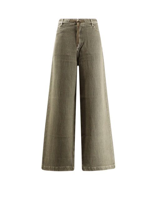 Golden Goose Ortensia Cotton And Linen Trousers - GWP02348P00207935548