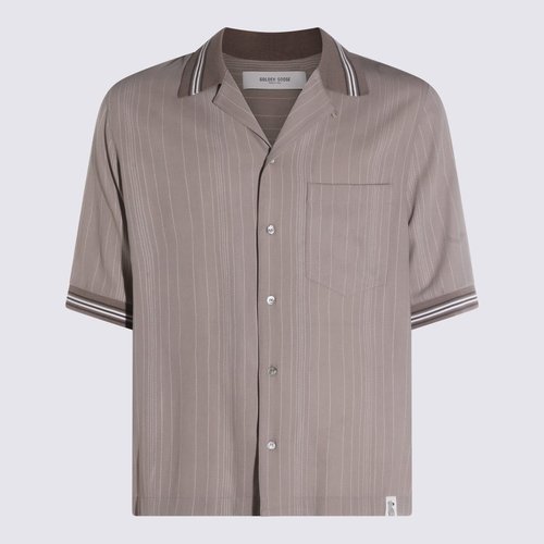 Golden Goose Roasted Cashew Virgin Wool Shirt - GMP02612P002327_60398