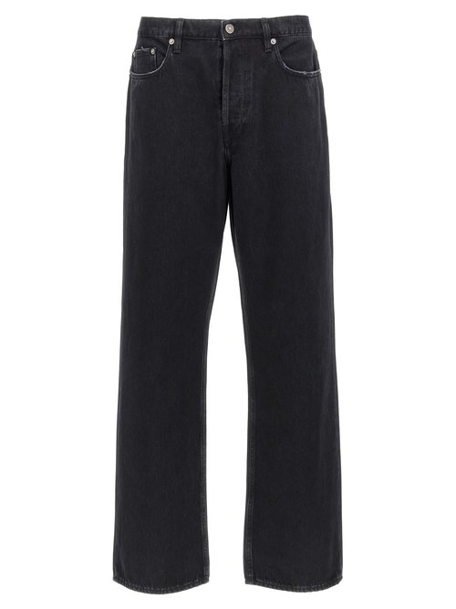 Golden Goose Skate Loose Jeans In Black Denim - GMP01636P000625_90100