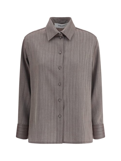 Golden Goose Virgin Wool Shirt - GWP02470P002090_40190