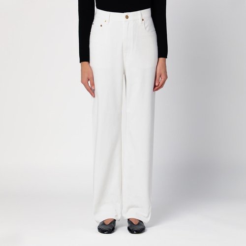 Golden Goose White Denim Trousers - GWP00844P000980_10190