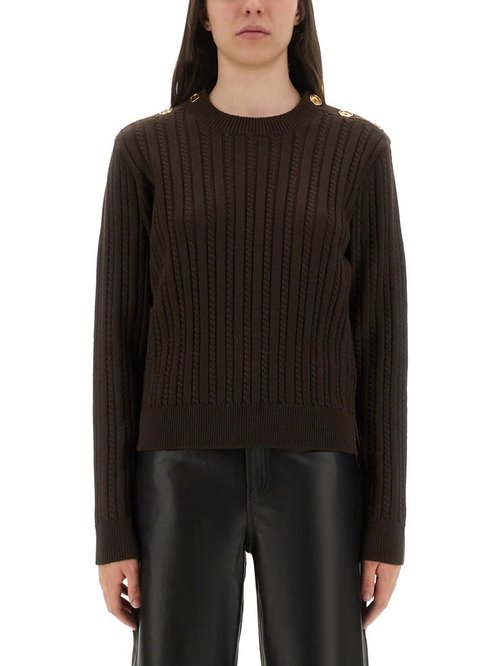 Golden Goose Wool Sweater With Button Detail - GWP02467P002110_90108