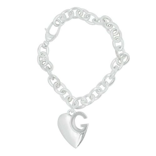 Gucci 1973 Sterling Silver Link Bracelet Size 7.5 inches YBA285001001019 - Silver Tone - YBA285001001019 INCHES