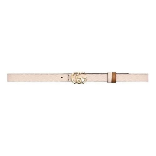 Gucci 26 Reversible GG Marmont Thin Belt - Pink - 847132-AAFYB-5746