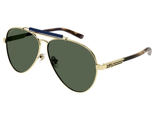Gucci Aviator Sunglasses - Gold (Gg1287S/003/Fr)