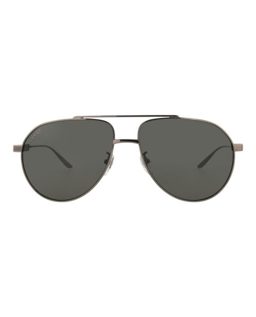 Gucci AviatorFrame Metal Sunglasses/30013897001 - Ruthenium/Grey (Gg1311S
