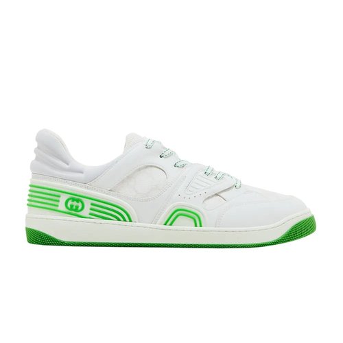 Gucci Basket Low - White Demetra/Green - 698785-2SHG0-9089
