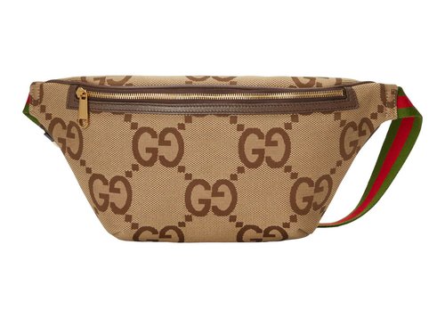 Gucci Belt Bag Jumbo GG - Camel/Ebony