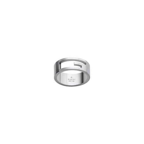 Gucci Branded Sterling Sterling Band Ring Size 8 YBC032661001017 - Silver Tone - YBC032-66100-1017