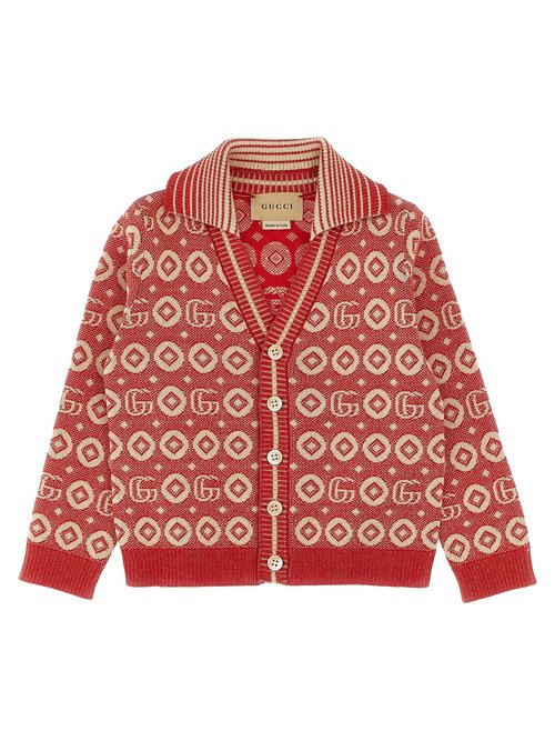 Cotton Cardigan Gucci Red Cardigan Gucci Eyewear GG1146SK