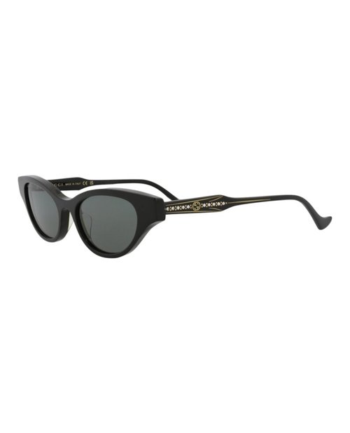 Gucci Cat Eye Sunglasses - Black Black Grey (Gg1298S/30013901/001)