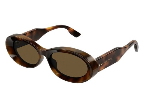 Gucci Cat Eye Sunglasses - Havana Brown (Gg1527S/002/Fr)