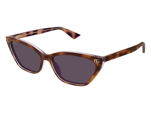 Gucci Cat Eye Sunglasses - Top/Havana/Transparent (Gg1815S 004)