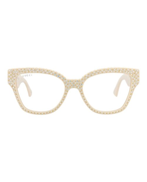 Gucci Cat EyeFrame Recycled Acetate Sunglasses - Ivory Ivory Transparent (Gg1424S/30014526/001)
