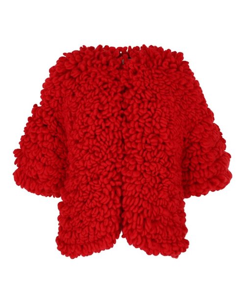 Gucci Chunky Chenille Yarn Jacket - Red - 678857-ZAIAJ-6460