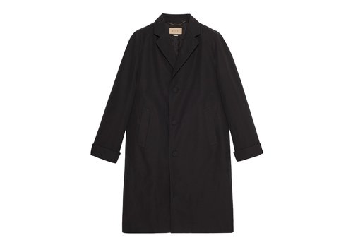 Gucci Cotton Poplin Coat - Black - 721565-ZAK7W-1000