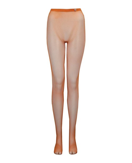 Gucci Crystal Pin Fishnet Tights - Orange - 769158-3G245-7631