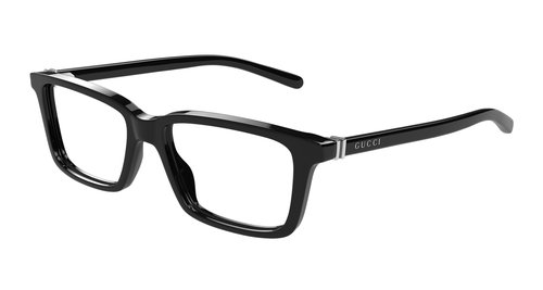 Gucci Demo Rectangular Eyeglasses GG1672O 005 56 - Black - GG1672O 005 56