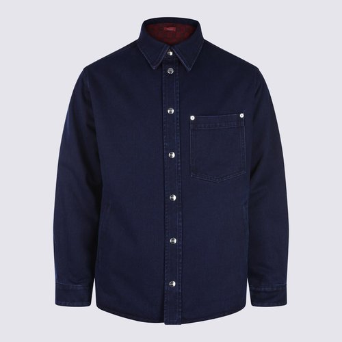 Gucci Denim Check Reversible GG Flannel Overshirt - Blue - 835282-XDDB6-4447