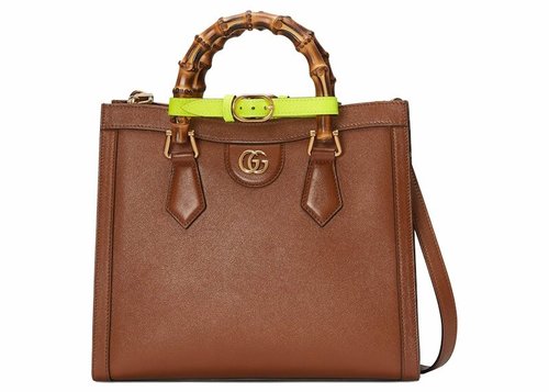 Gucci Diana Small Tote Bag - Brown