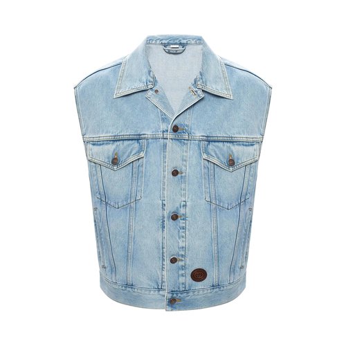 Gucci Distressed Denim Vest - 623944-XDA85-4452