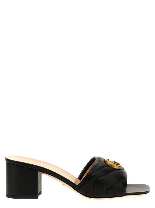 Gucci doppia G Sandals - Black - 695202-BKO60-1000