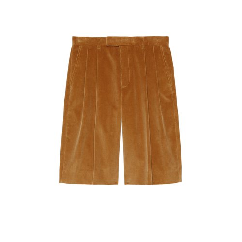 Gucci DSM Exclusive Corduroy Short Pants - Camel - 722333ZABM5