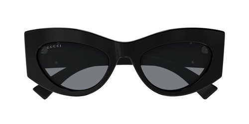 Gucci Eyewear Cat-eye Frame Sunglasses - 001 - GG1843S001 -BLACK-BLACK-SMOKE