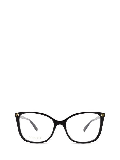 Gucci Eyewear Square Frame Glasses - 001 Black Black Transpare - GG0026-001 B-ACK