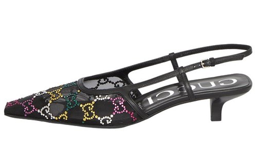 Gucci Fabric Buckle Stiletto - 362734