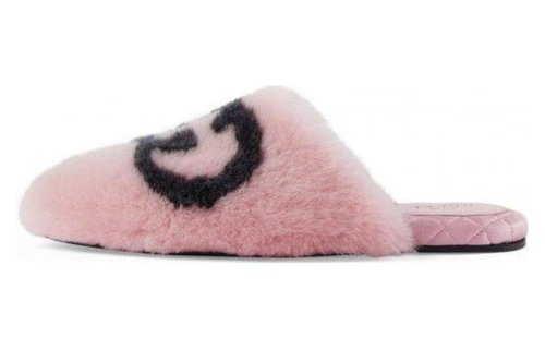 Gucci Faux-Fur Slipper - 474993