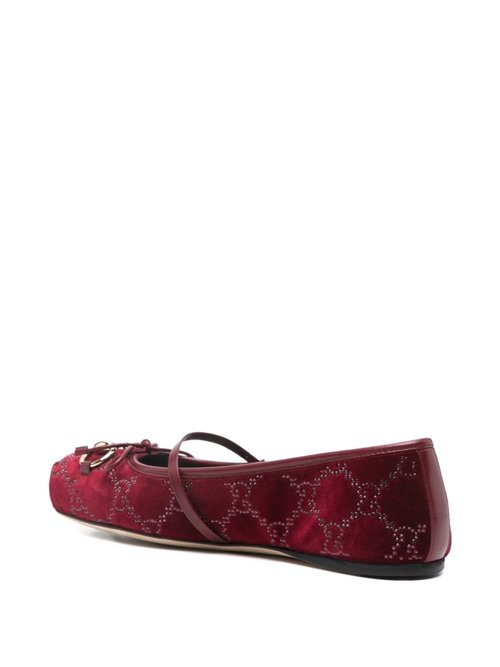 Gucci Flat Bordeaux Cotton Elastan - 853100-FAFD9-255