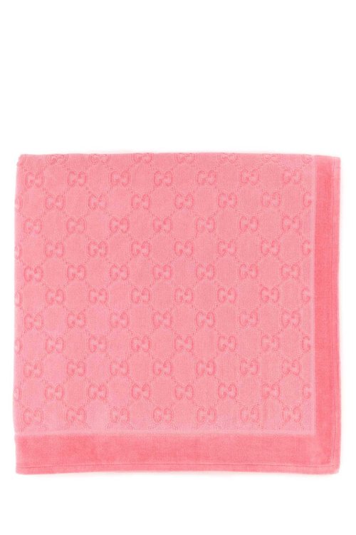 Gucci Fluo Pink Terry Fabric Beach Towel - 819069-3GALE-5900