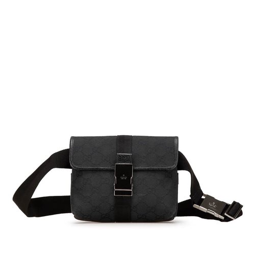 Gucci GG Canvas Belt Bag 131236 001998 - Black - 131236 001998 X
