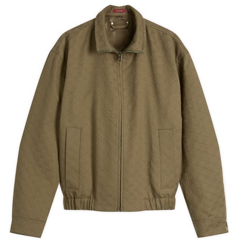 Gucci GG Canvas Bomber Jacket - Green - 833484-ZAF4S-3065