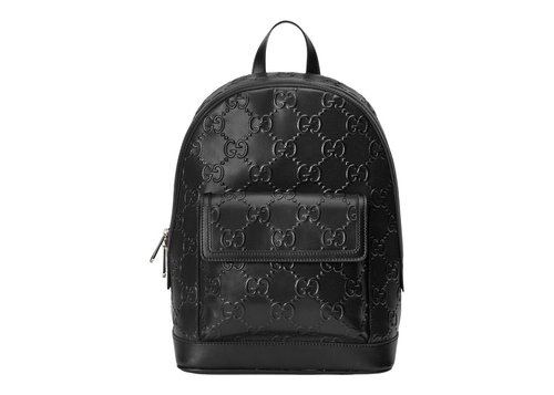 Gucci GG Embossed Backpack Medium - Black