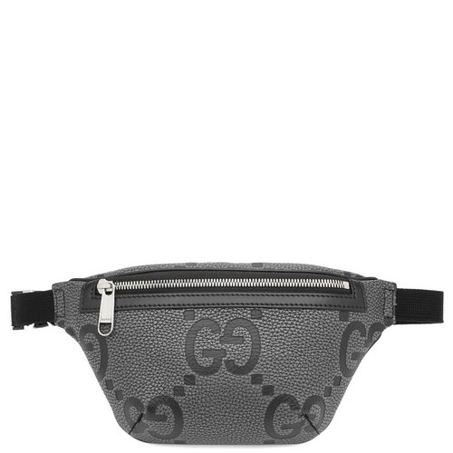Gucci GG Jumbo Leather Belt Bag - Black - 658582-AAEB9-1045