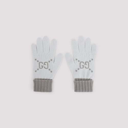 Gucci Gg Knit Gloves - 813136-3GAC0-1763