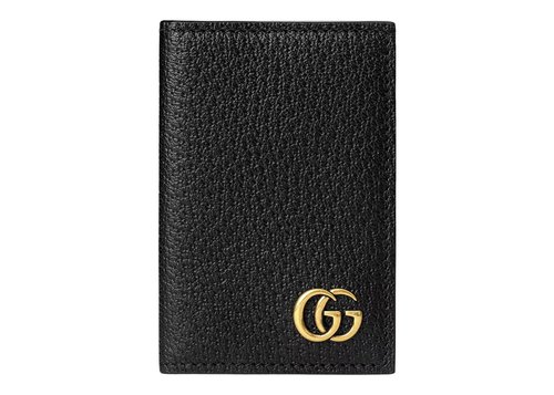 Gucci GG Marmont Folded Card Case - Black