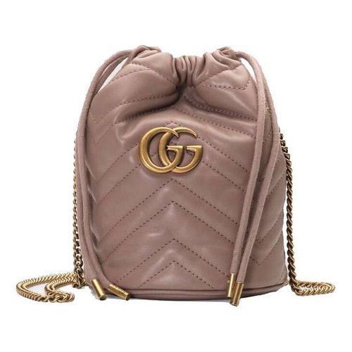Gucci GG Marmont 2.0 Mini Bucket Bag - Graypink - 575163-DTDRT-5729