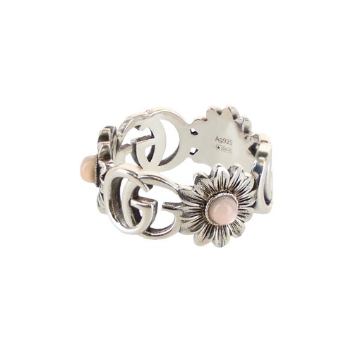 Gucci GG Marmont Mother-of-Pearl Ring - YBC527 394002