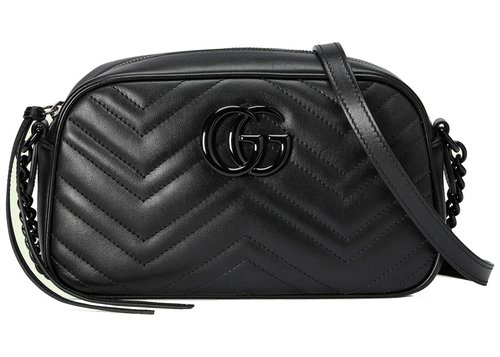 Gucci GG Marmont Shoulder Bag Small - Black